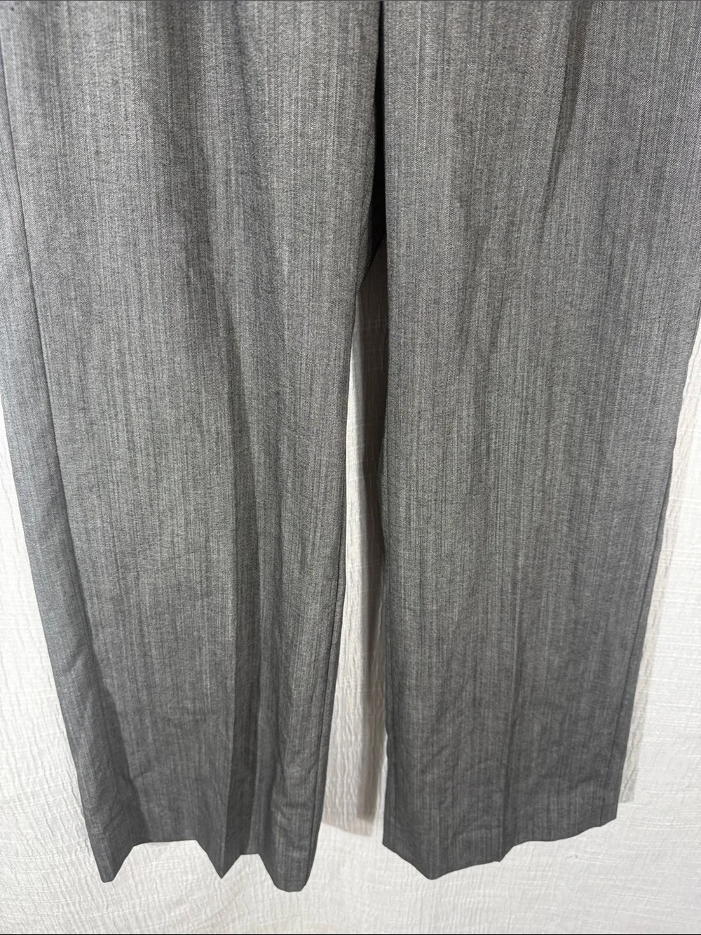 J. Crew Essential Wide-Leg Pant in Italian Studio Wool Blend Grey Nova Fides 4